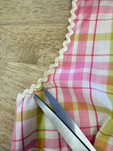 60s Pink Plaid Dress