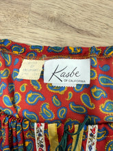 70s Paisley Boho Dress