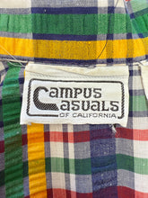70s Rainbow Seersucker Romper