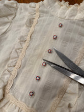 70s Ruffle Bib Babydoll Mini Dress