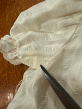 70s Ruffle Bib Babydoll Mini Dress