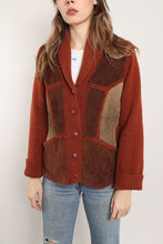 70s Suede Knit Jacket