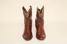 Justin Cowboy Boots With Inlays