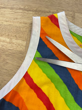 70s Rainbow Striped Dress