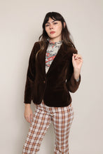 70s Brown Velvet Blazer