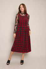 90s Plaid Corduroy Jumper