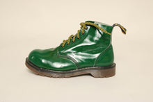 90s Dr. Martens Green Steel Toe Boots
