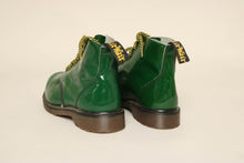 90s Dr. Martens Green Steel Toe Boots