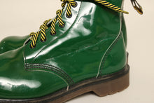 90s Dr. Martens Green Steel Toe Boots