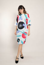 80s Abstract Jacquard Dress