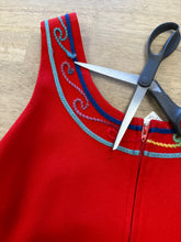 60s Rainbow Yarn Trim Dress