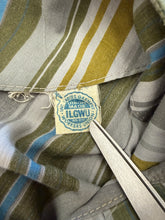 50s Gray Striped Dress