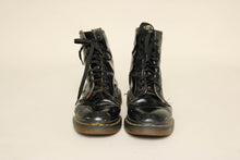 90s Dr. Martens Black Patent Leather Boots