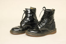 90s Dr. Martens Black Patent Leather Boots