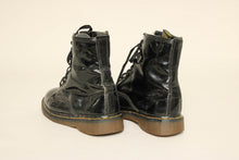 90s Dr. Martens Black Patent Leather Boots