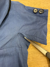 50s Asymmetric Button Dress