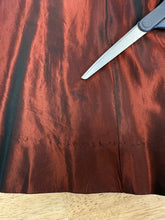 50s Copper Taffeta Dress