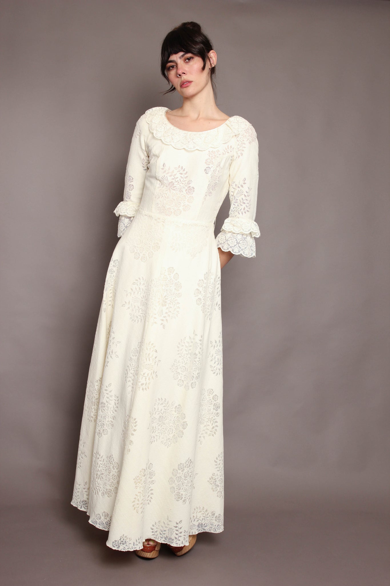70s Lace Bell Sleeve Dress 70s Lace Bell Sleeve Dress