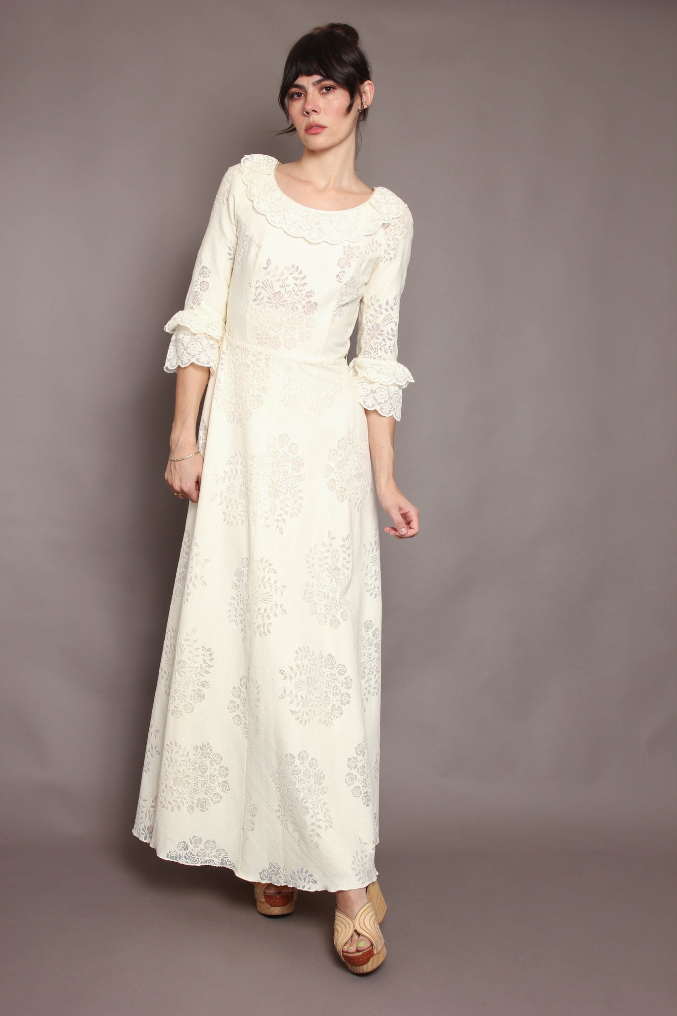 70s Lace Bell Sleeve Dress 70s Lace Bell Sleeve Dress