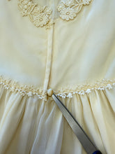 70s Romantic Bishop Sleeve Wedding Dress With Train