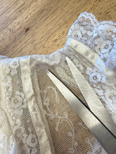 80s Juliet Sleeve Wedding Dress With Train