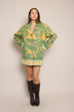 90s Western Novelty Print Wool Jacket