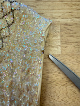 50s Sequined Chiffon Grecian Dress