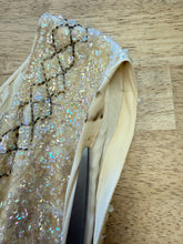 50s Sequined Chiffon Grecian Dress