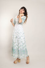 70s Floral Prairie Dress