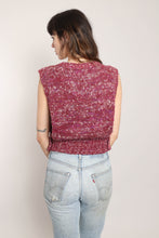 80s Speckled Sweater Vest