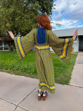 70s Bell Sleeve Calico Dress