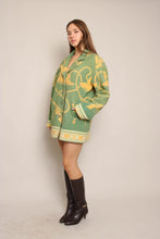 90s Western Novelty Print Wool Jacket