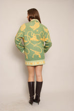 90s Western Novelty Print Wool Jacket