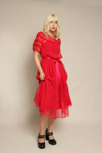 80s Chiffon Party Dress