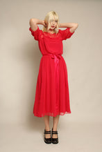 80s Chiffon Party Dress