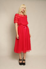 80s Chiffon Party Dress