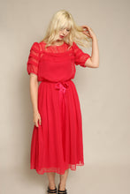80s Chiffon Party Dress