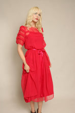 80s Chiffon Party Dress