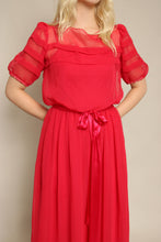 80s Chiffon Party Dress