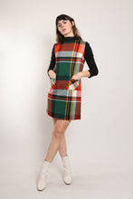 70s Plaid Knit Dress