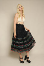 50s Raffia Woven Skirt