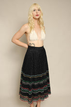 50s Raffia Woven Skirt
