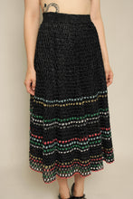 50s Raffia Woven Skirt