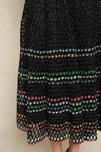 50s Raffia Woven Skirt