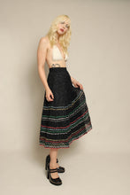 50s Raffia Woven Skirt