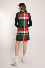 70s Plaid Knit Dress