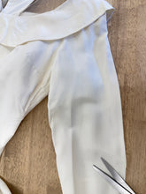 50s Cut-Out Tiered Taffeta Wedding Dress With Train