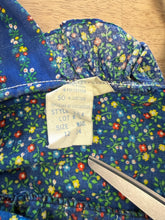70s Blue Calico Sundress