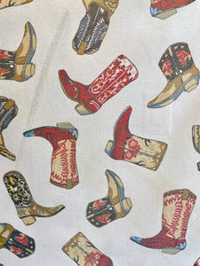 80s Cowboy Boots Scarf