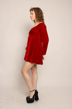 70s Flouncy Velvet Romper